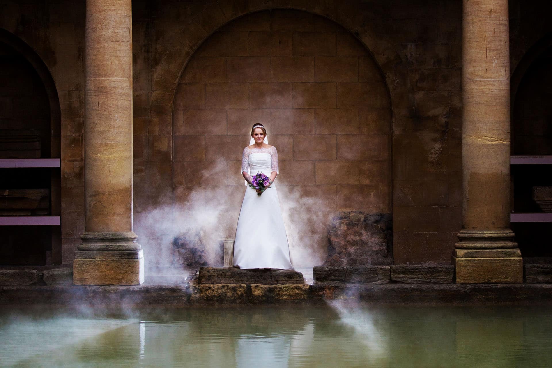 roman baths wedding photographer