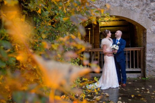 autumn wedding at priston mill