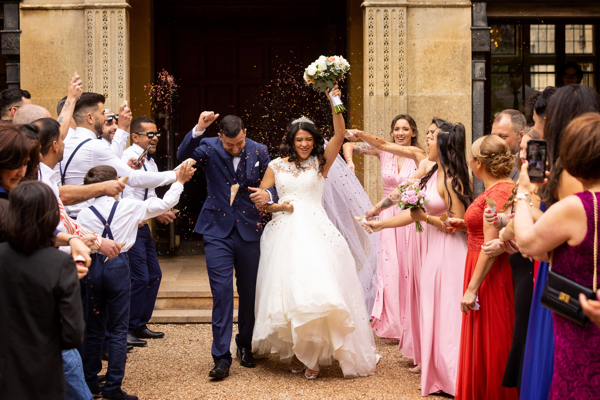 confetti shot at coombe lodge