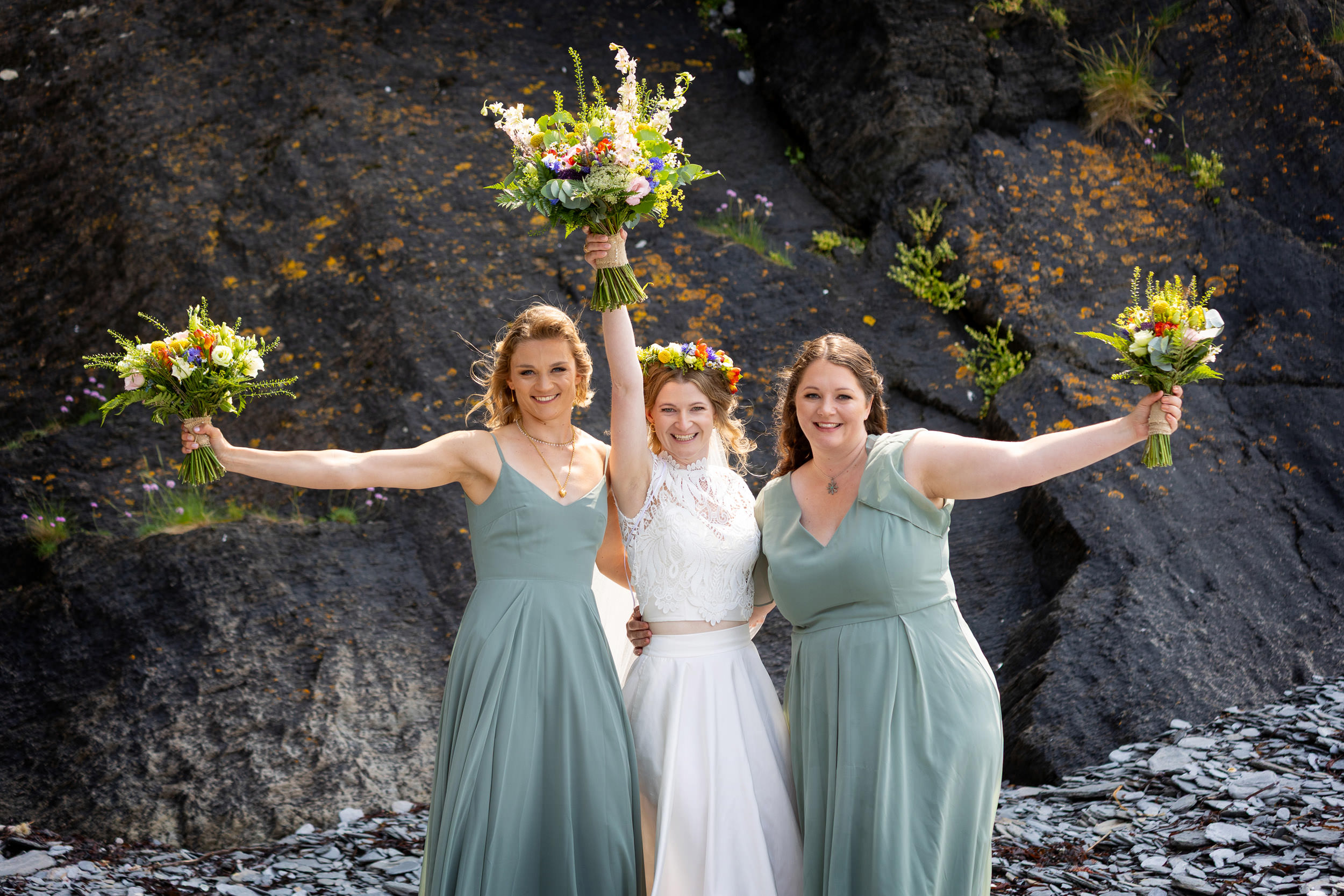 tunnels beaches wedding photos