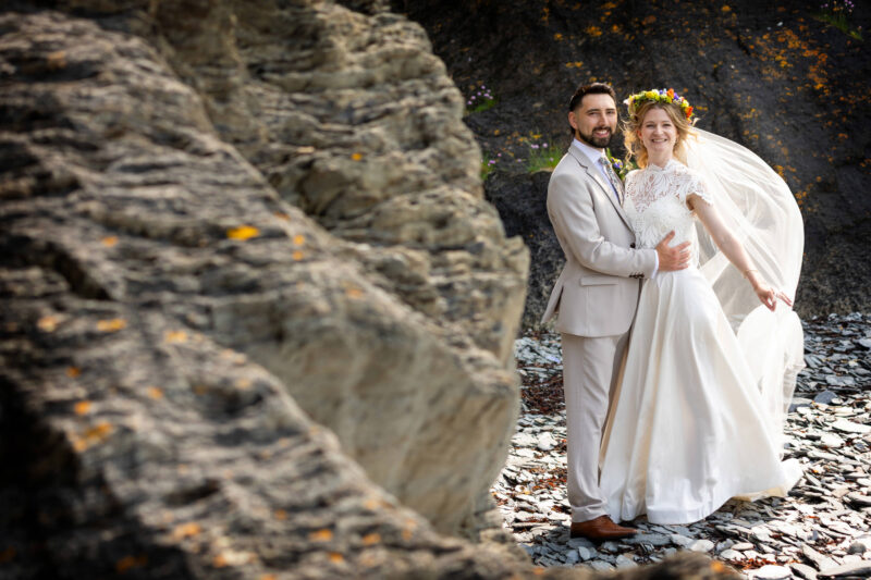 tunnels beaches wedding photos
