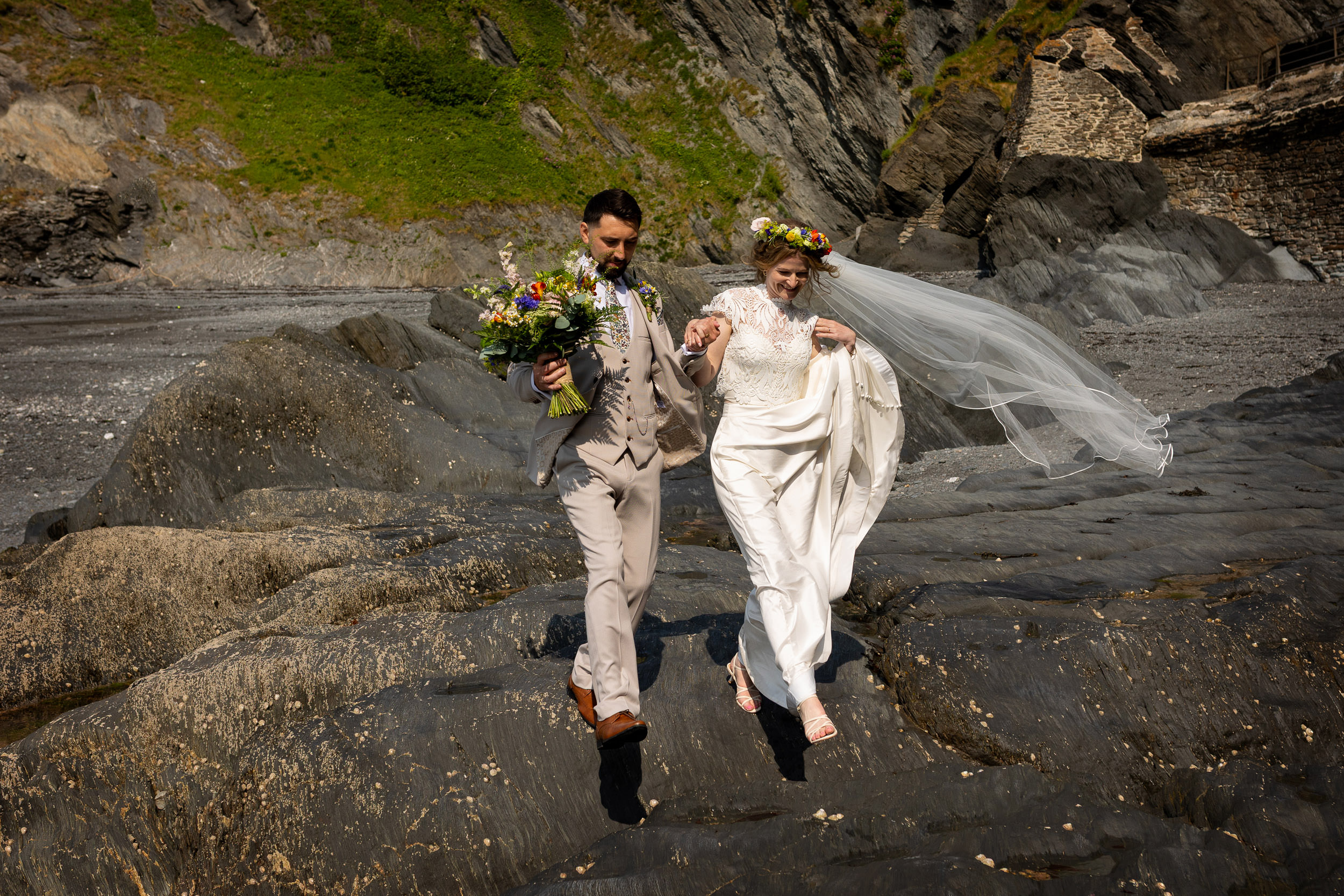 tunnels beaches wedding photography 11